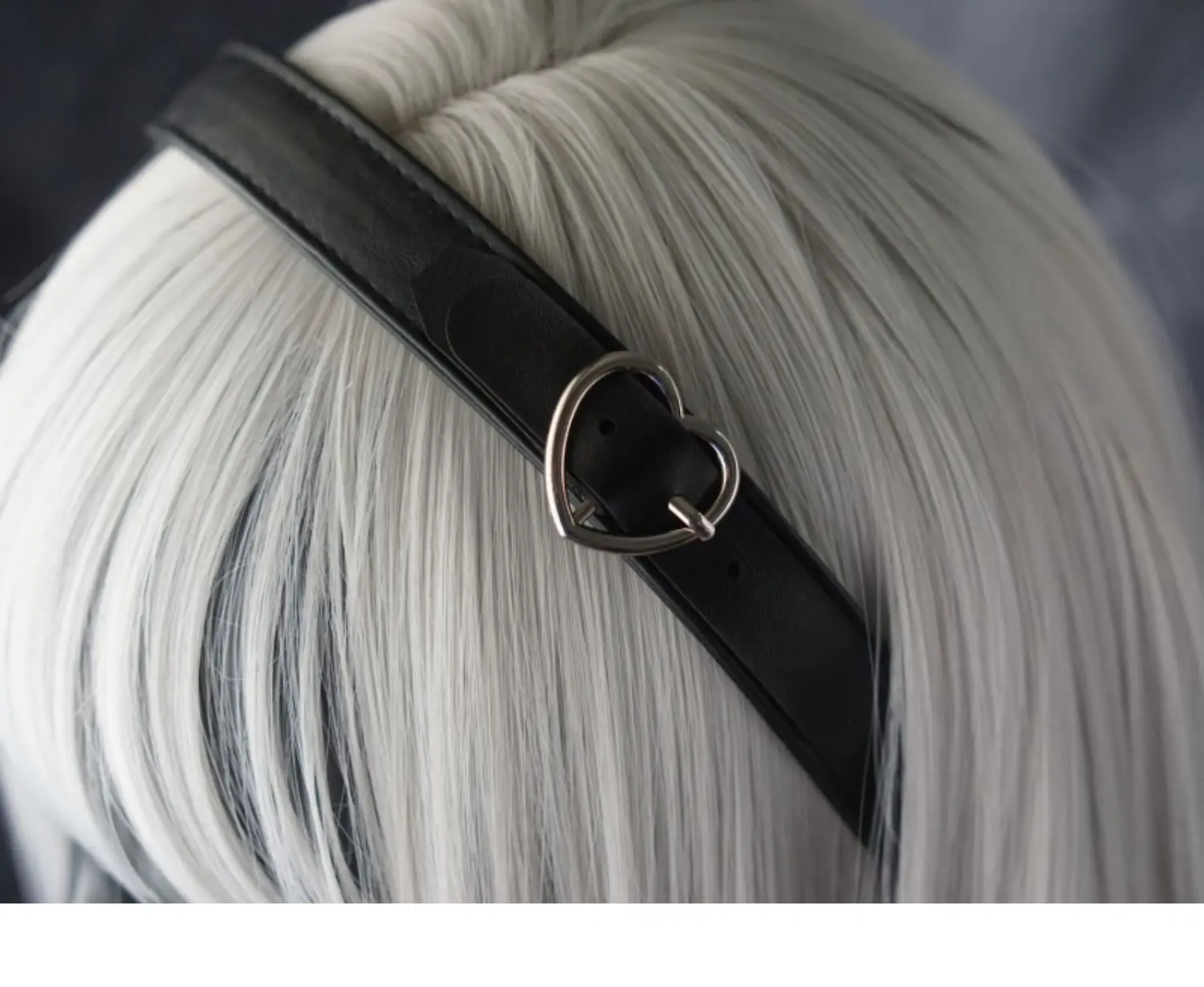 Leatherwork Pony - 女性用ゴシックレザーバケットヘッドバンド,原宿パンクヘッドバンド,ストリートウェア,y2kヘアバンド,ヘアアクセサリー