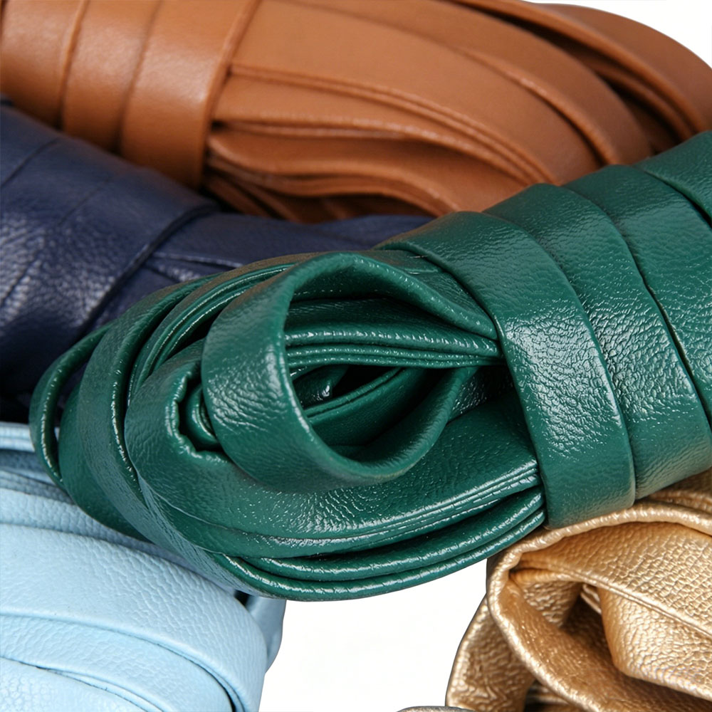 Leatherwork Pony - 5 メートルのカラフルな PU レザーコード 4/5/8/10/15 ミリメートルジュエリーコードフェイクレザーストラップ