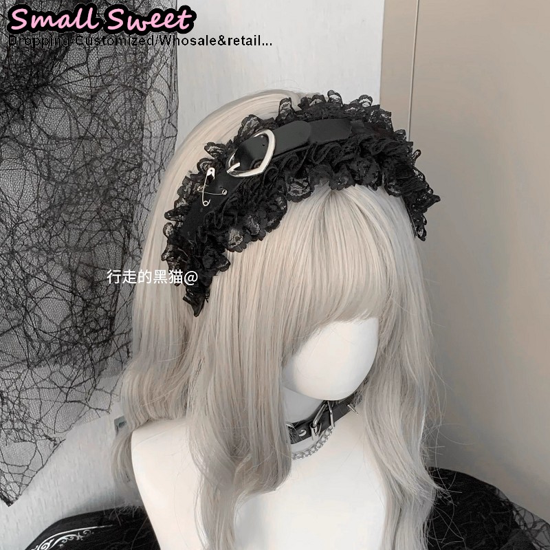 ゴスヘアアクセサリー原宿ゴシックロリータ Y2K ガールパン - Leatherwork Pony のレビューと価格