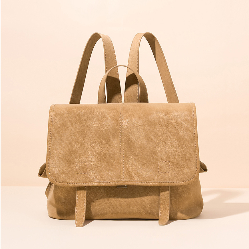 レディース ヴィンテージ 本革 バックパック カジュアル フ - Leather Work Rucksack のレビューと価格