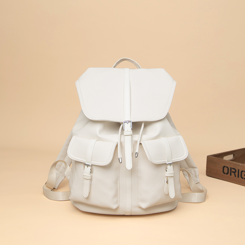 2025年 高級ソフトPUレザーバックパック レディース 大 - Leather Work Rucksack のレビューと価格
