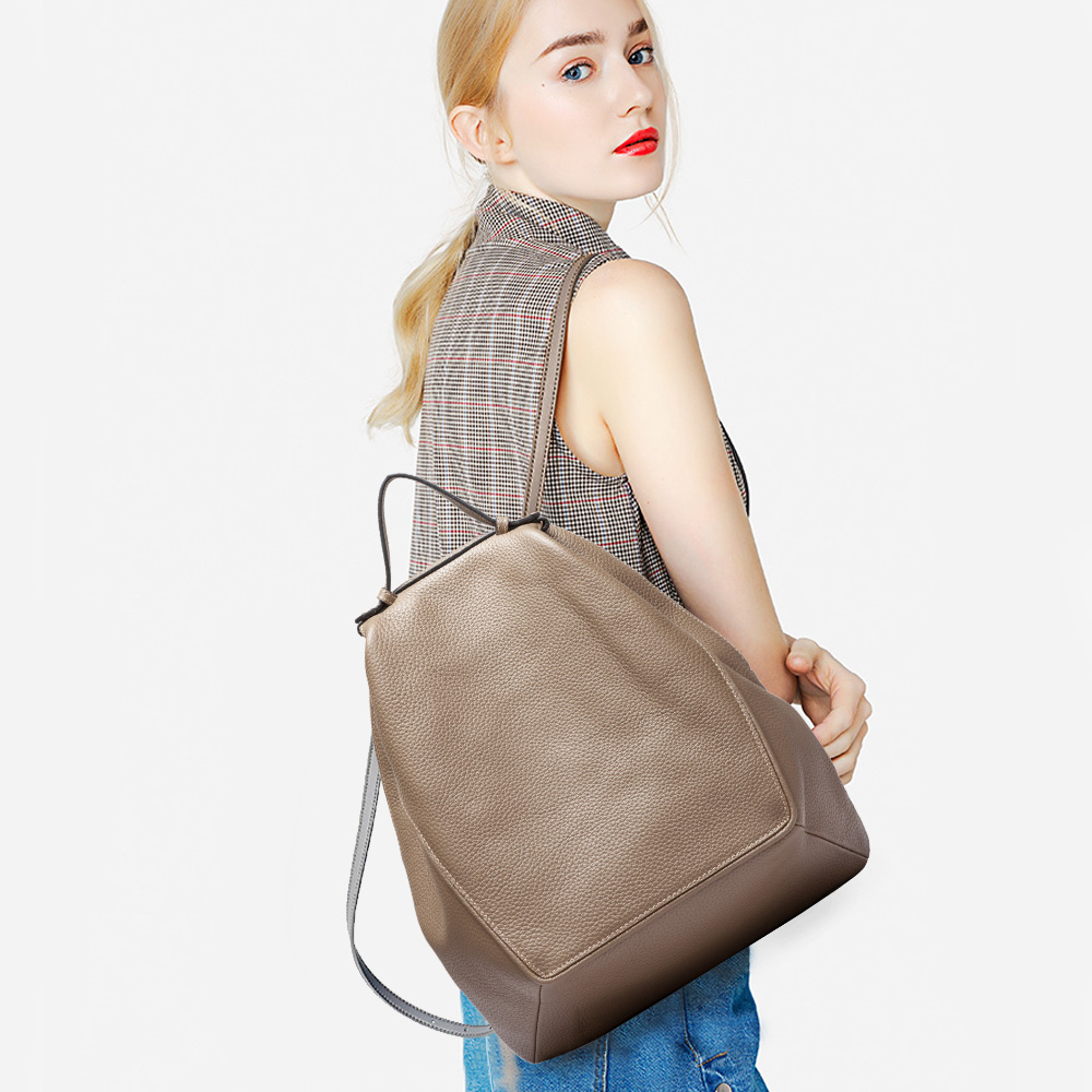 Zency 女性 100% 本革盗難防止バックパック大容量バ - Leather Work Backpack のレビューと価格