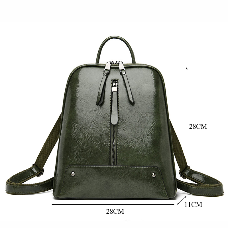 女性用レザーバックパック,ファッショナブルなトラベルショルダ - Leather Work Backpack のレビューと価格