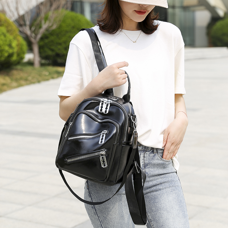 女性のためのイミテーションレザーのバックパック,ファッショナ - Leather Work Backpack のレビューと価格