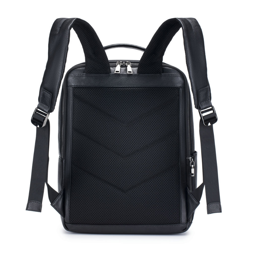 男性用本革トラベルバックパック ブラック牛革製 ラップトップ - Leather Work Rucksack のレビューと価格