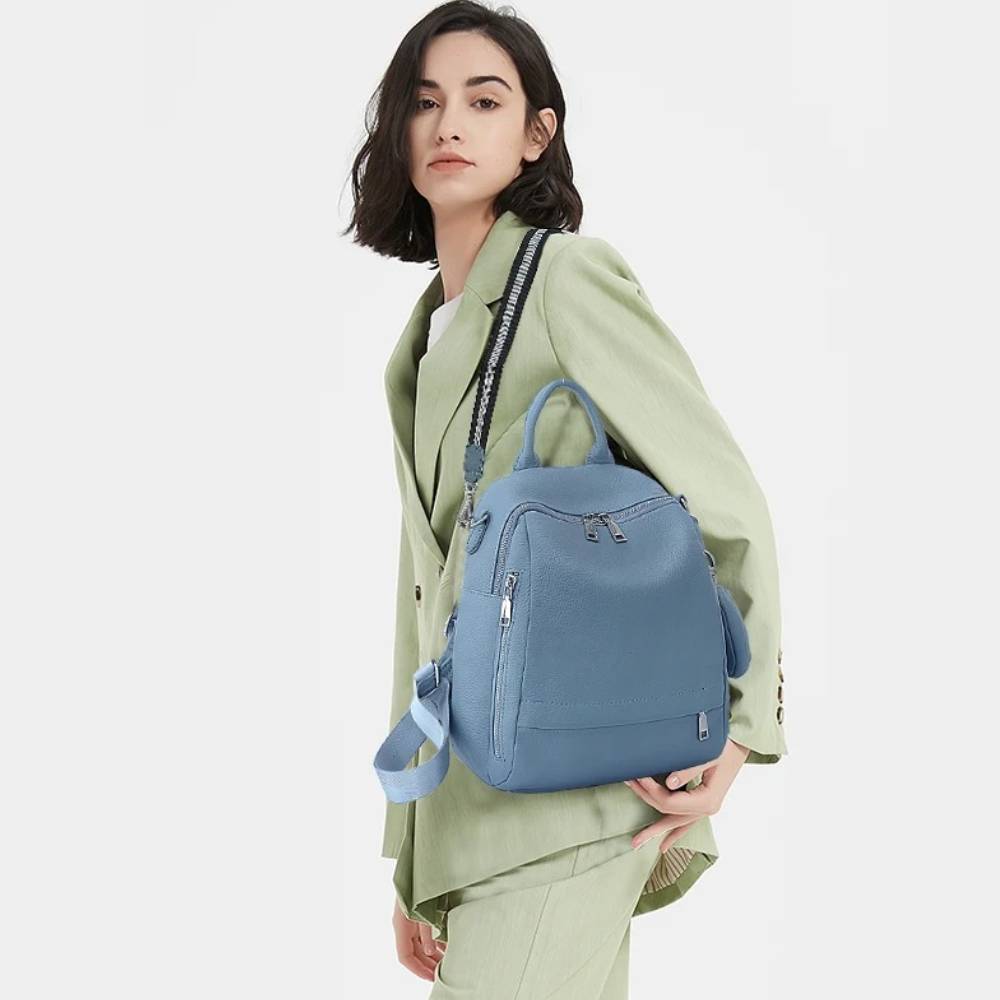 Zency レディース 本革バックパック 高品質スクールバッ - Leather Work Backpack のレビューと価格