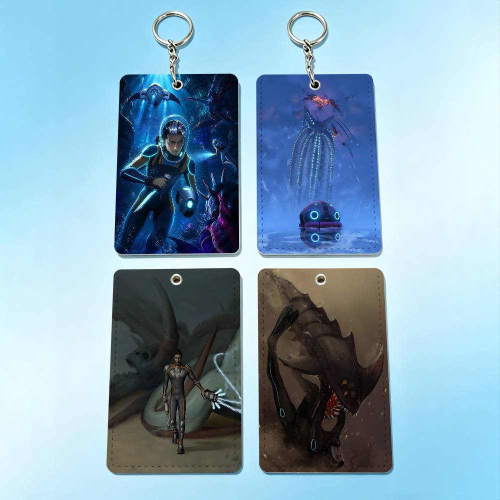 ホットゲーム S-Subnautica 2 バッジホルダーキ - Leatherwork Keychain のレビューと価格