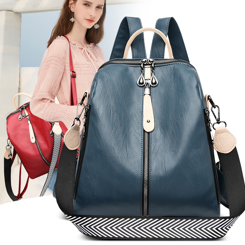 女性用ソフトレザーバックパック,高品質の白いランドセル,女の - Leather Work Backpack のレビューと価格