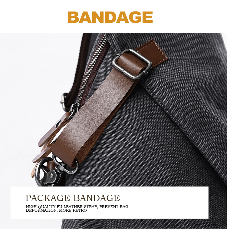 MTE ELAN 大容量レトロキャンバススリングバッグ男性革 - Leather Work Backpack のレビューと価格