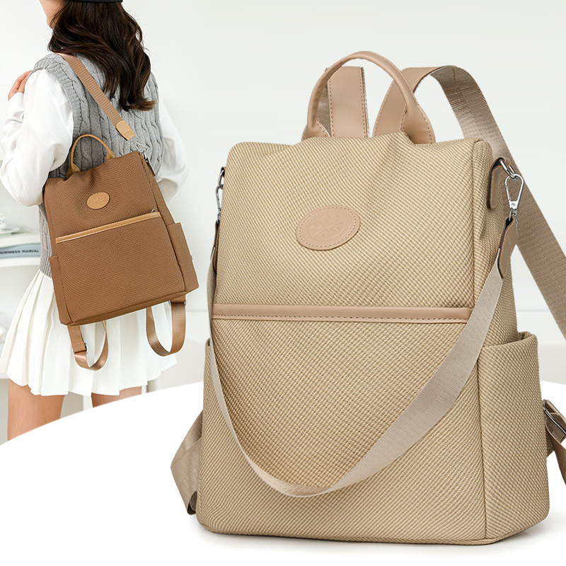トレンディな盗難防止トラベルバックパック 女性用 大容量 P - Leather Work Rucksack のレビューと価格