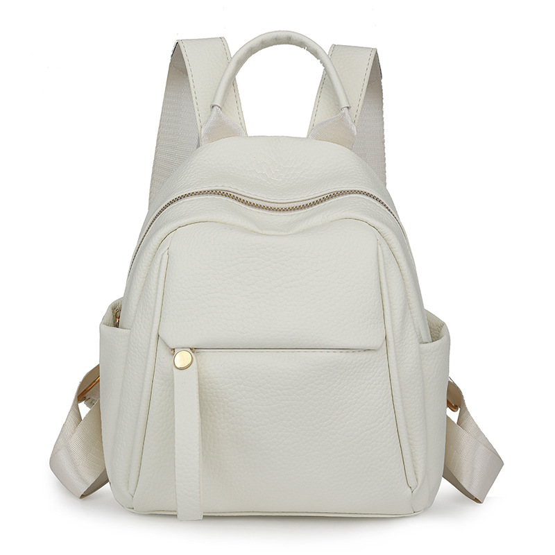ライチ柄レザーバックパック コンパクトカジュアルリュックサッ - Leather Work Rucksack のレビューと価格