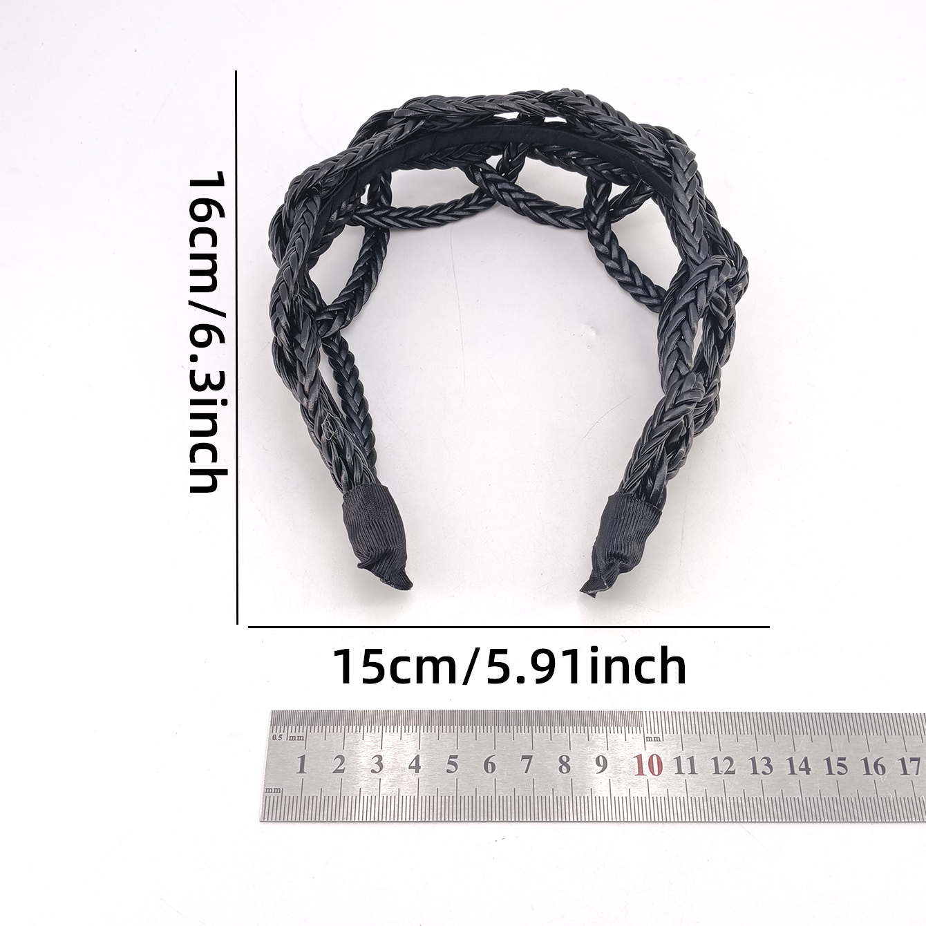 新しいファッションヘアバンド女性のためのワイドサイド Pu  - Leatherwork Pony のレビューと価格