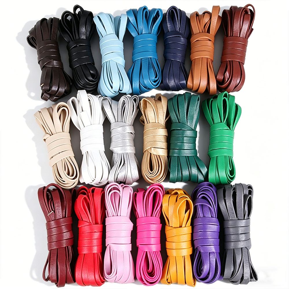 5 メートルのカラフルな PU レザーコード 4/5/8/1 - Leatherwork Pony のレビューと価格